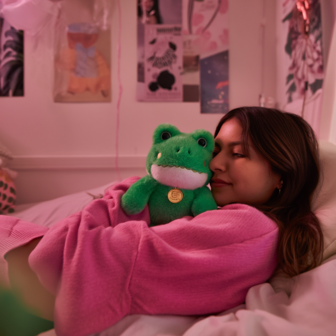 Froggypop™ Peluche rana verde