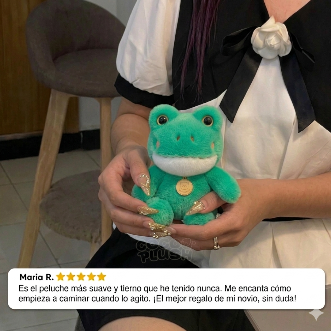Froggypop™ Peluche rana verde